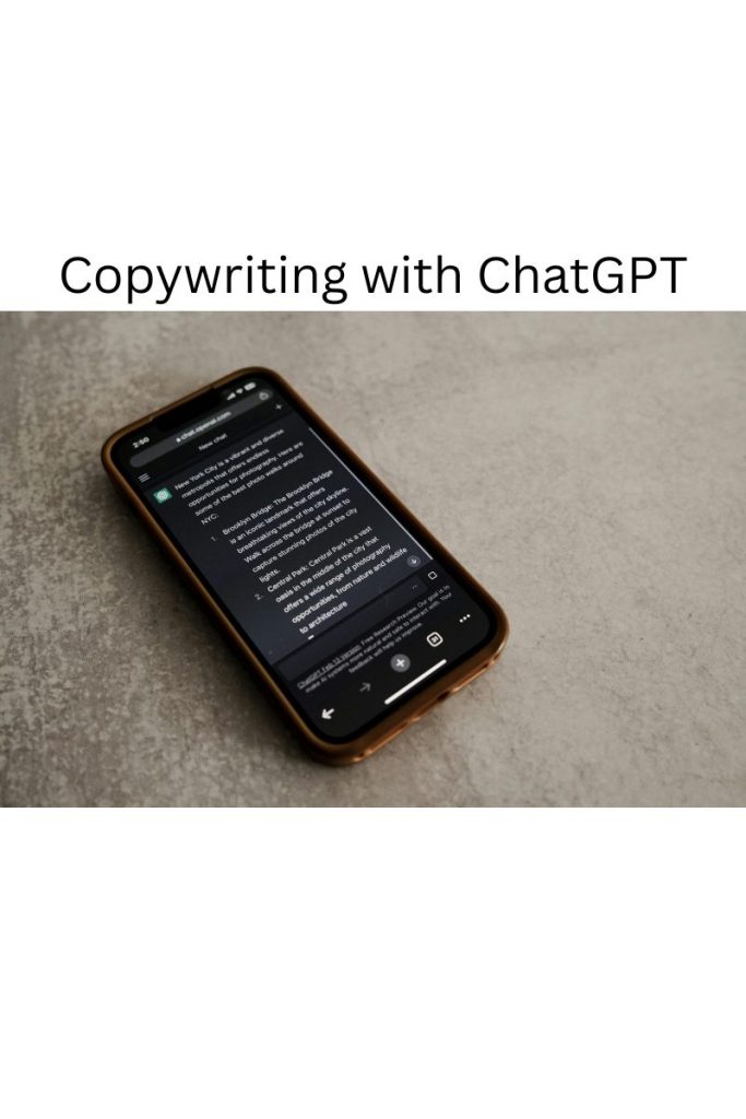 Copywriting with ChatGPT